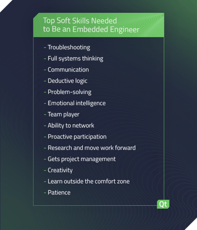 Top Soft Skills Needed to Be an Embedded Engineer