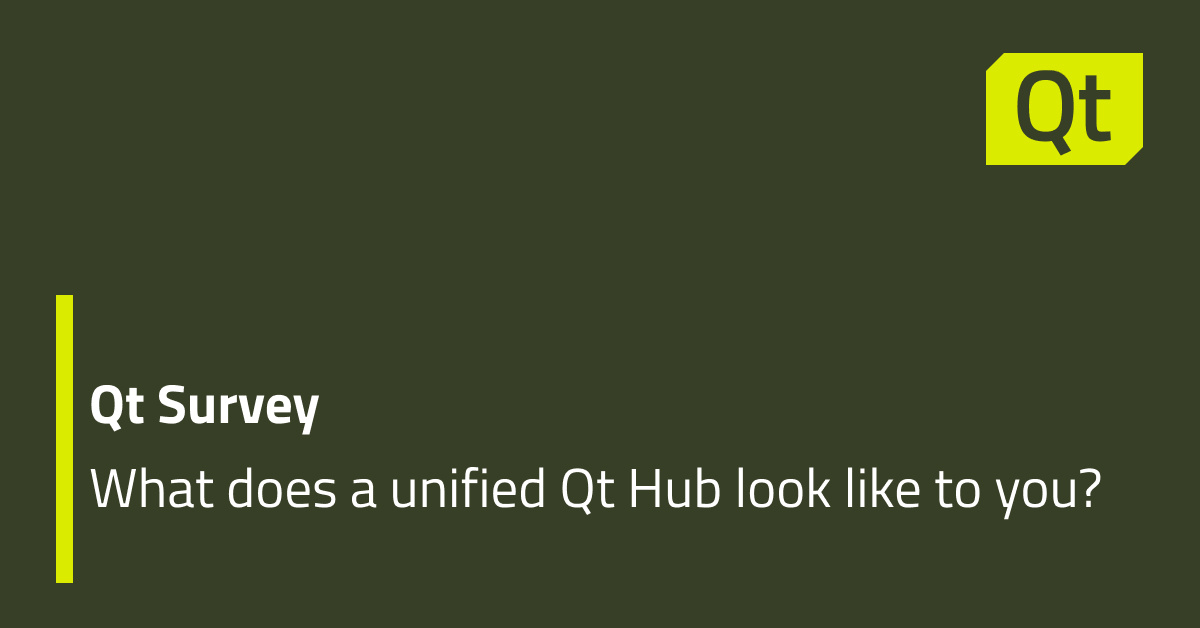 Qt Survey_ Qt Hub