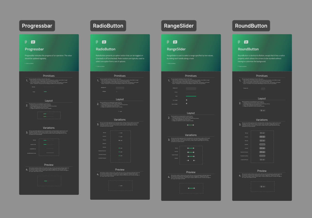 Qt Quick Style Generator Figma Templates